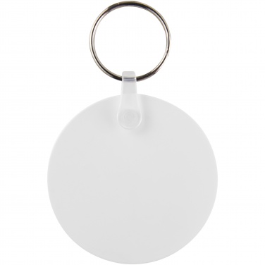 Logo trade promotional gift photo of: Tait circle-shaped recycled keychain