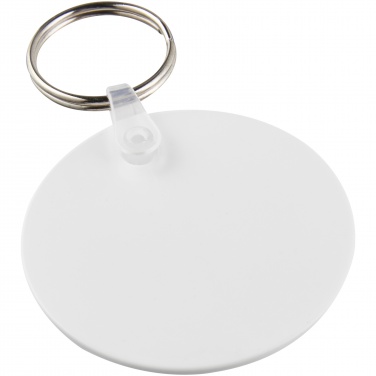 Logotrade promotional product image of: Tait circle-shaped recycled keychain