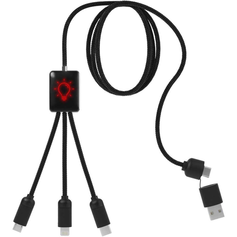 Logotrade promotional merchandise photo of: SCX.design C28 5-in-1 extended charging cable