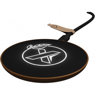 Logo trade promotional gift photo of: SCX.design W13 10W wooden wireless charging station