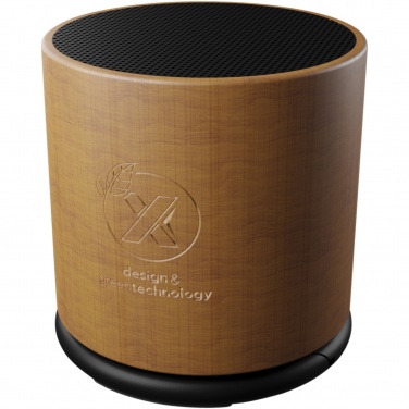 Logotrade promotional product picture of: SCX.design S27 3W wooden ring speaker