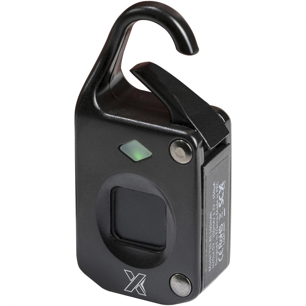 Logo trade promotional items picture of: SCX.design T10 fingerprint padlock