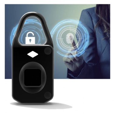 Logo trade promotional merchandise photo of: SCX.design T10 fingerprint padlock