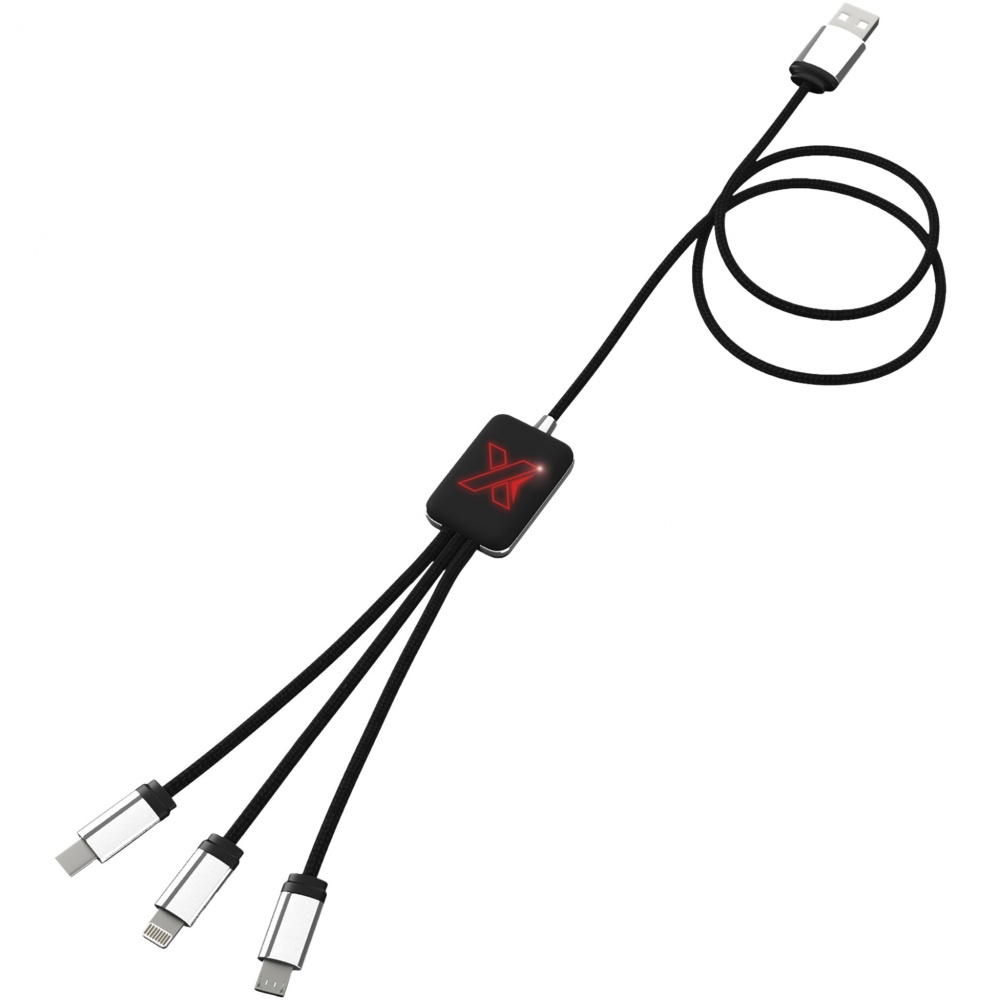 Logo trade corporate gifts picture of: SCX.design C17 easy to use light-up cable