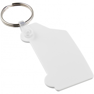 Logotrade promotional product image of: Tait van-shaped recycled keychain