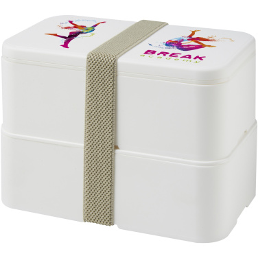 Logotrade promotional product picture of: MIYO double layer lunch box