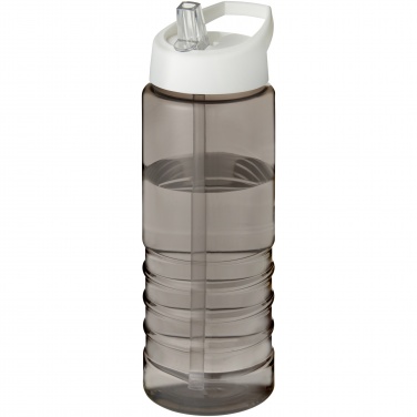 Logo trade promotional merchandise picture of: H2O Active® Eco Treble 750 ml spout lid sport bottle 