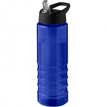 Logo trade promotional merchandise image of: H2O Active® Eco Treble 750 ml spout lid sport bottle 