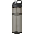 H2O Active® Eco Vibe 850 ml spout lid sport bottle , Charcoal / Solid black