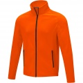 Zelus men's fleece jacket, Orange