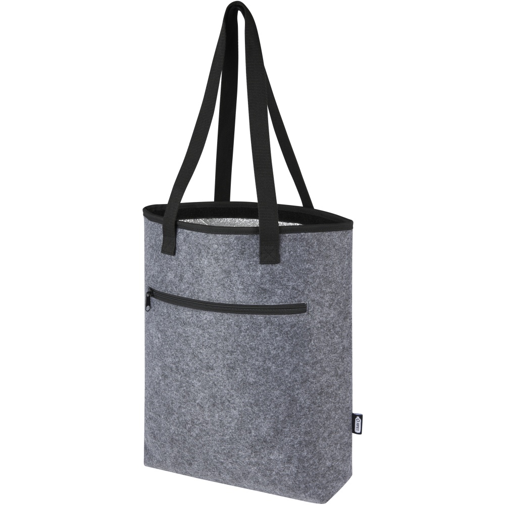 Logo trade business gift photo of: Felta GRS recycled felt cooler tote bag 12L