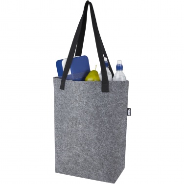 Logotrade promotional merchandise picture of: Felta GRS recycled felt tote bag with wide bottom 12L