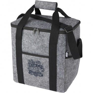 Logo trade business gift photo of: Felta GRS recycled felt bottle cooler bag 21L