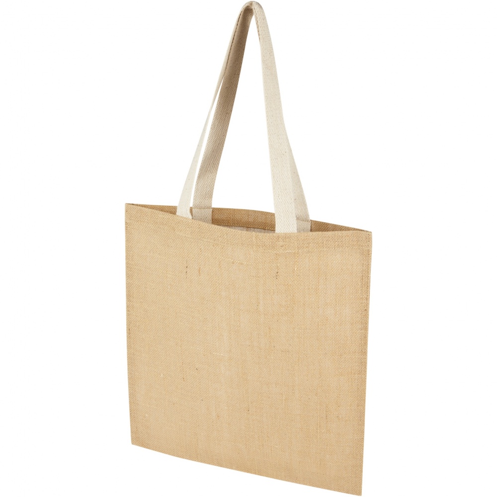 Logotrade promotional giveaway picture of: Juta 300 g/m² jute tote bag 7L