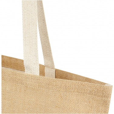 Logo trade promotional merchandise image of: Juta 300 g/m² jute tote bag 12L