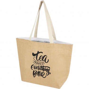 Logo trade promotional products image of: Juta 300 g/m² jute cooler tote bag 12L