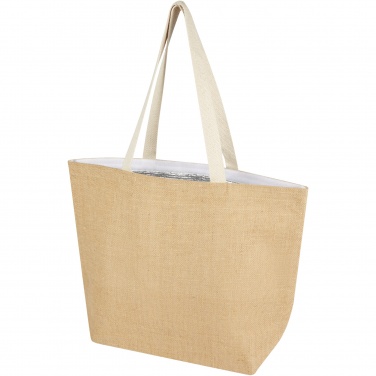 Logotrade advertising products photo of: Juta 300 g/m² jute cooler tote bag 12L