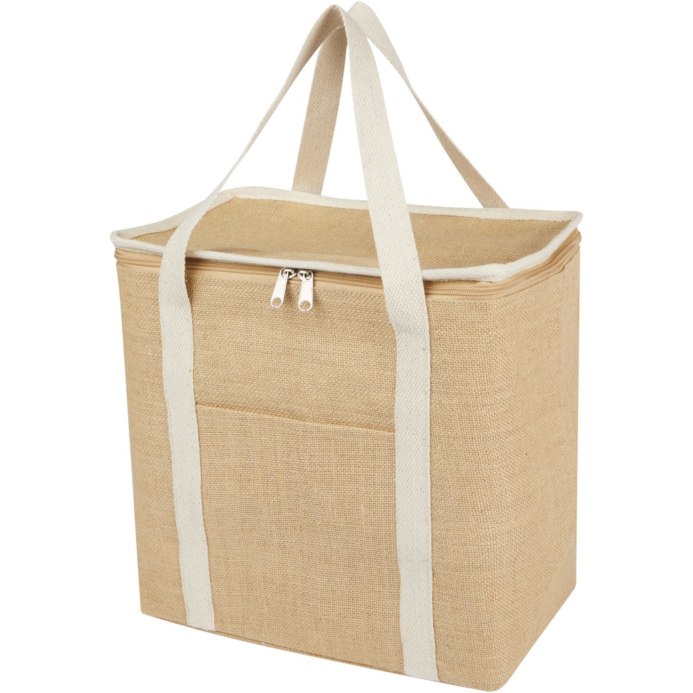 Logo trade promotional items picture of: Juta 300 g/m² jute cooler bag 19L