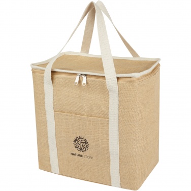 Logotrade promotional item image of: Juta 300 g/m² jute cooler bag 19L