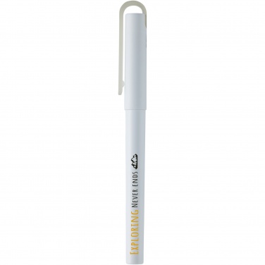 Logo trade promotional merchandise image of: Mauna recycled PET gel rollerball pen