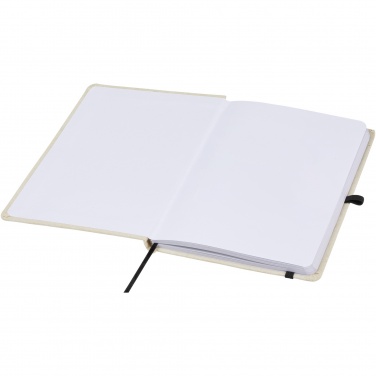 Logo trade promotional gifts image of: Tutico organic cotton hardcover notebook