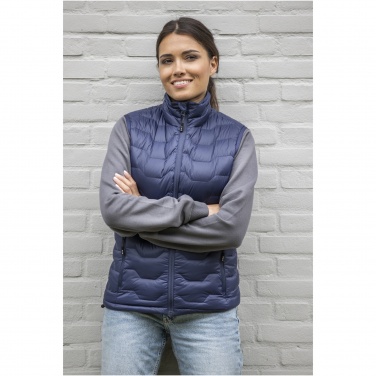 Logo trade promotional gifts picture of: Epidote women's GRS recycled insulated down bodywarmer