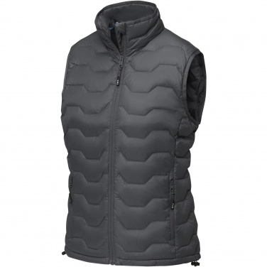 Logo trade promotional merchandise image of: Epidote women's GRS recycled insulated down bodywarmer