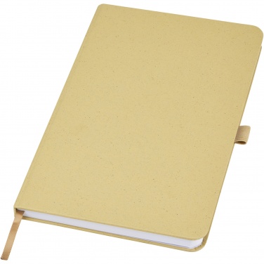 Logo trade business gift photo of: Fabianna crush paper hard cover notebook