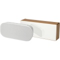 Stark 2.0 5W recycled plastic IPX5 Bluetooth® speaker, White