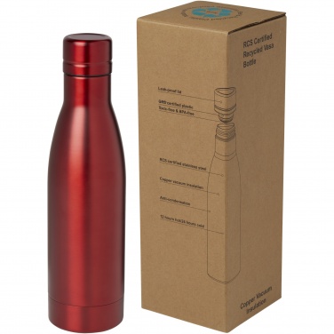 Logotrade corporate gift picture of: Vasa 500 ml RCS certified recycled stainless steel copper vacuum insulated bottle