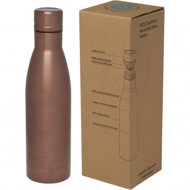 Logotrade promotional products photo of: Vasa 500 ml RCS certified recycled stainless steel copper vacuum insulated bottle