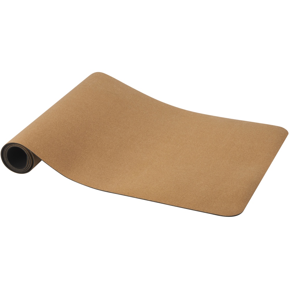 Logo trade promotional items image of: Trikona cork yoga mat