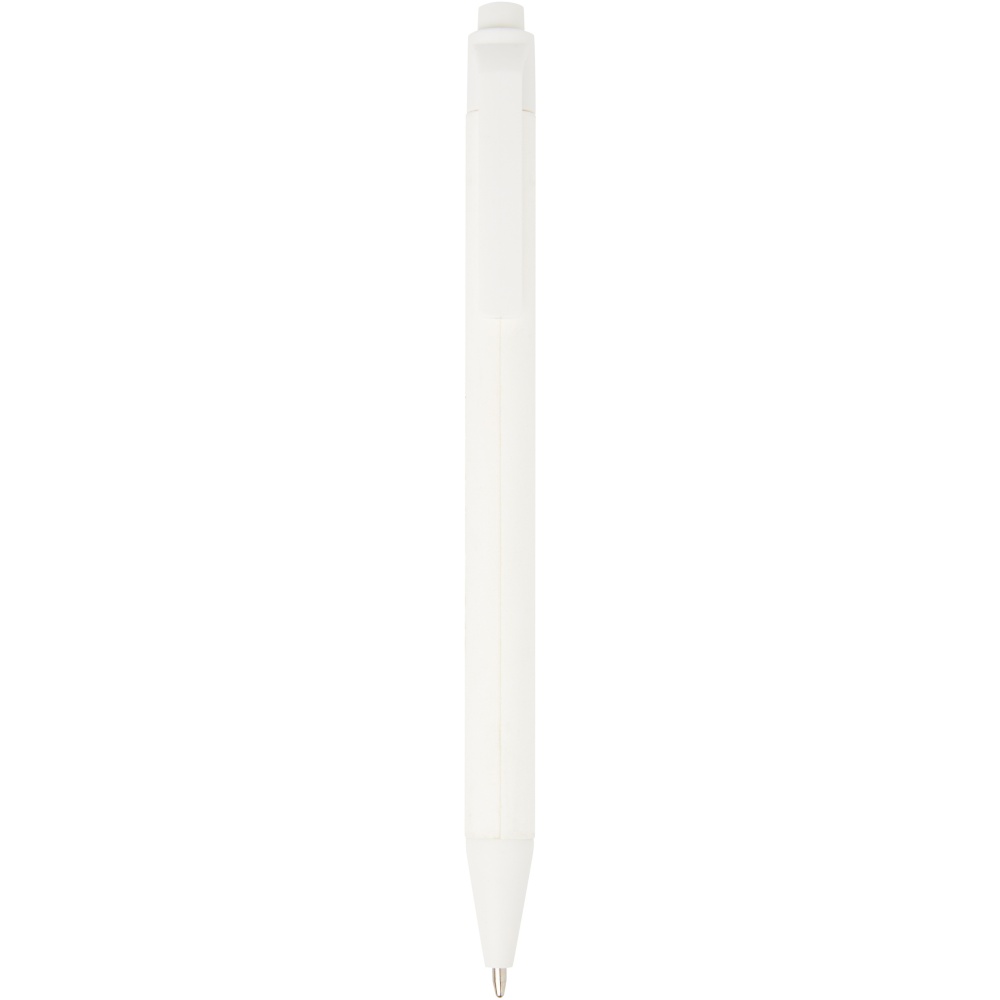 Logo trade promotional merchandise image of: Chartik monochromatic recycled paper ballpoint pen with matte finish