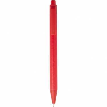 Logo trade advertising products picture of: Chartik monochromatic recycled paper ballpoint pen with matte finish