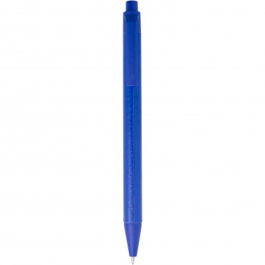 Logo trade promotional merchandise photo of: Chartik monochromatic recycled paper ballpoint pen with matte finish