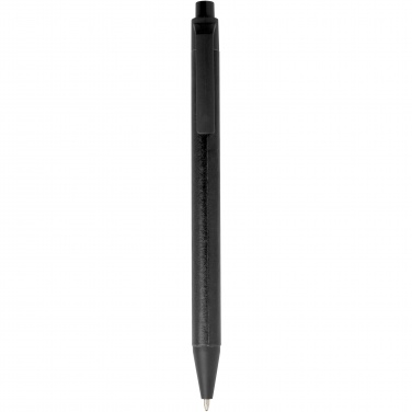 Logo trade promotional items image of: Chartik monochromatic recycled paper ballpoint pen with matte finish