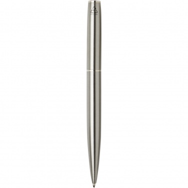 Logotrade promotional giveaway image of: Didimis recycled stainless steel ballpoint and rollerball pen set