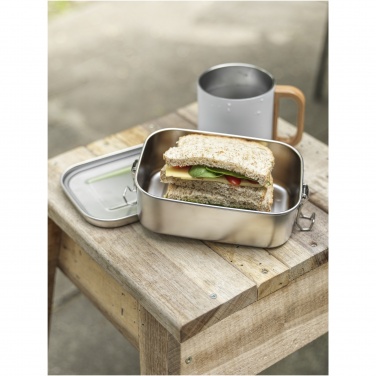 Logo trade promotional items image of: Titan recycled stainless steel lunch box