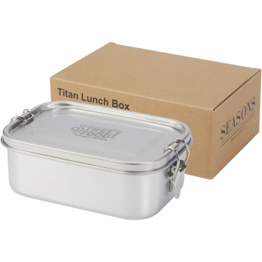 Logo trade advertising products picture of: Titan recycled stainless steel lunch box