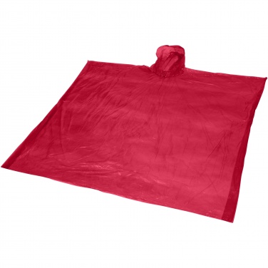 Logo trade promotional items picture of: Mayan recycled plastic disposable rain poncho with storage pouch