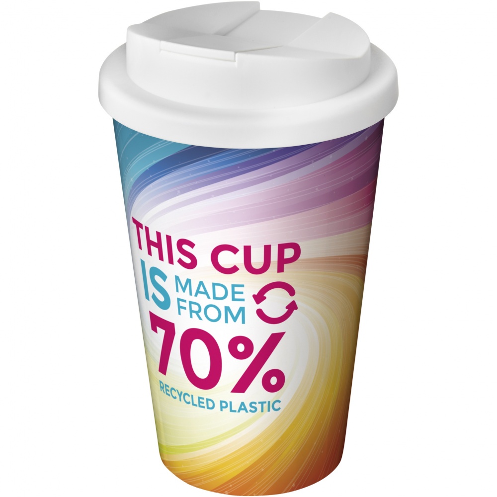 Logo trade advertising products image of: Brite-Americano® Eco 350 ml spill-proof insulated tumbler