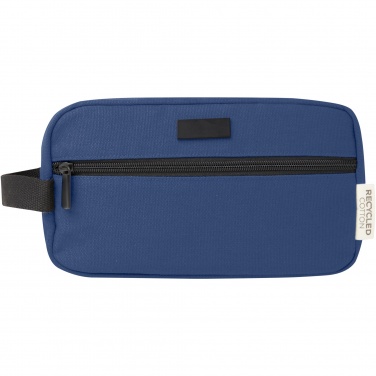 Logo trade promotional item photo of: Joey GRS recycled canvas travel accessory pouch bag 3.5L