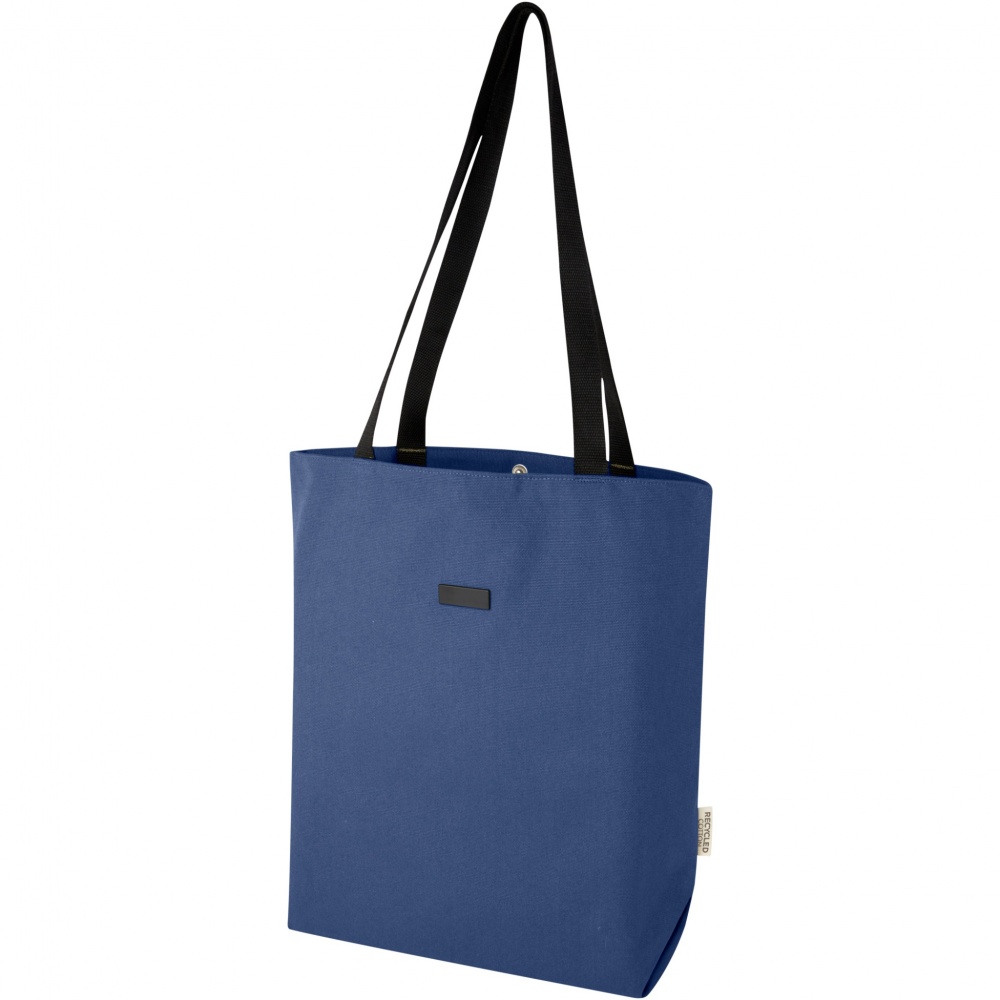 Logotrade promotional product picture of: Joey GRS recycled canvas versatile tote bag 14L