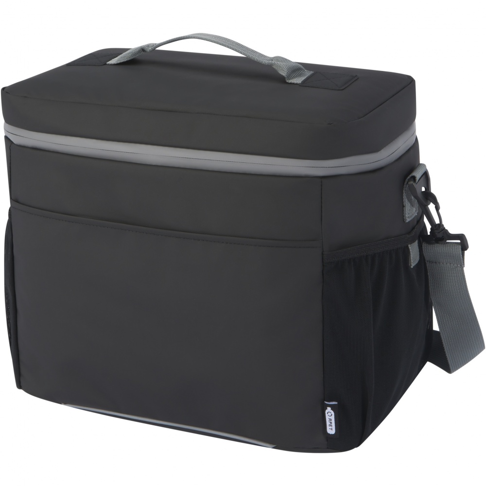 Logo trade corporate gifts picture of: Aqua 20-can GRS recycled water resistant cooler bag 22L