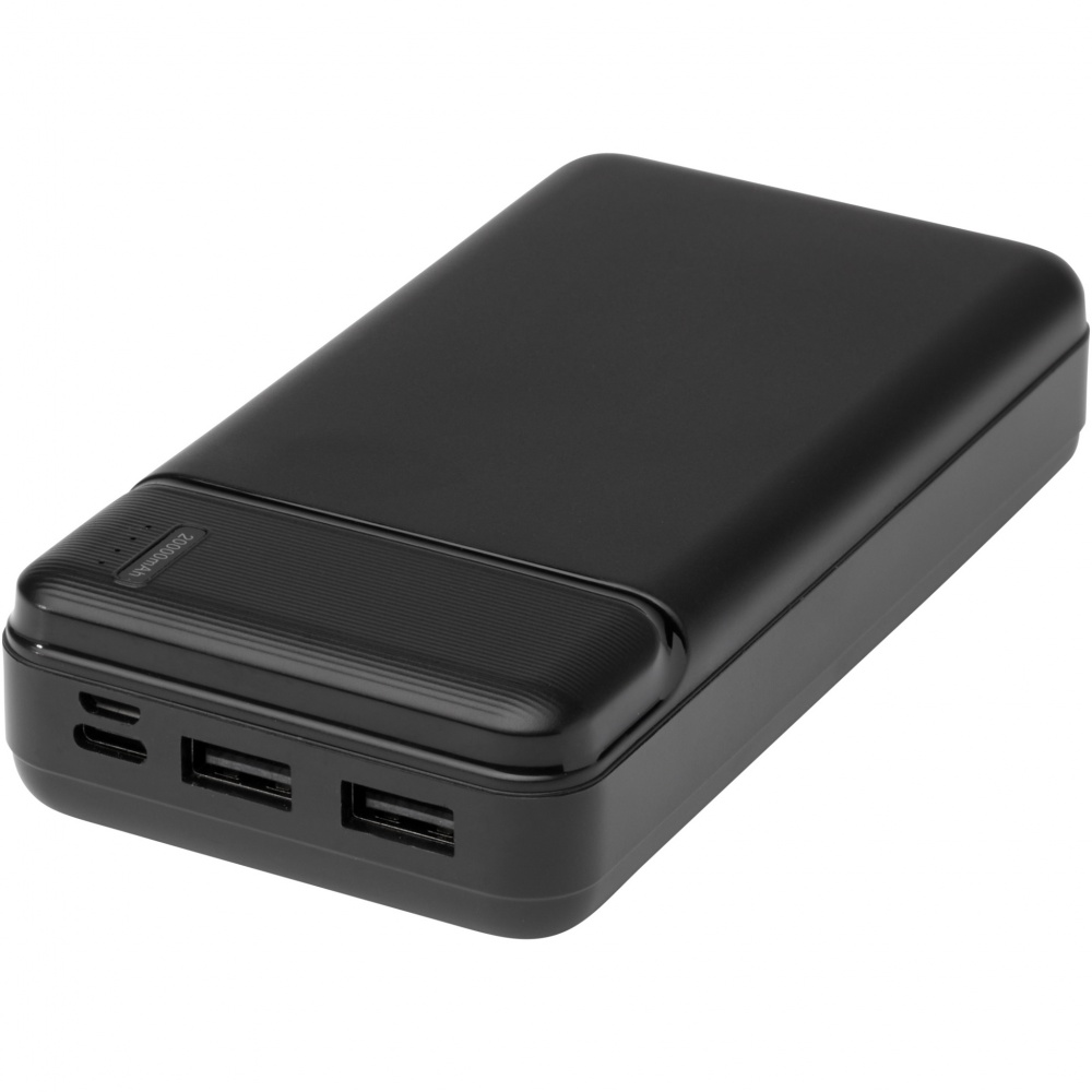 Logo trade promotional gifts image of: Loop 20.000 mAh recycled plastic power bank 