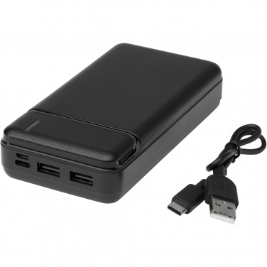 Logotrade promotional item image of: Loop 20.000 mAh recycled plastic power bank 