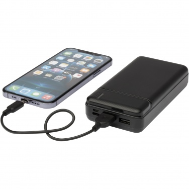 Logo trade promotional product photo of: Loop 20.000 mAh recycled plastic power bank 