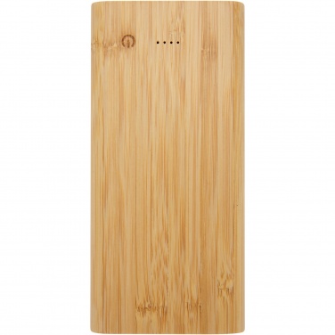 Logo trade advertising products image of: Tulda 10.000 mAh bamboo power bank