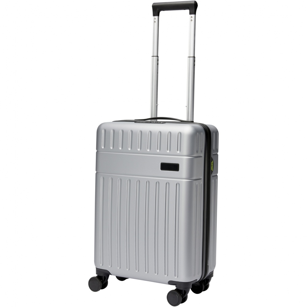 Logo trade promotional gifts image of: Rover 20" GRS recycled cabin trolley 40L