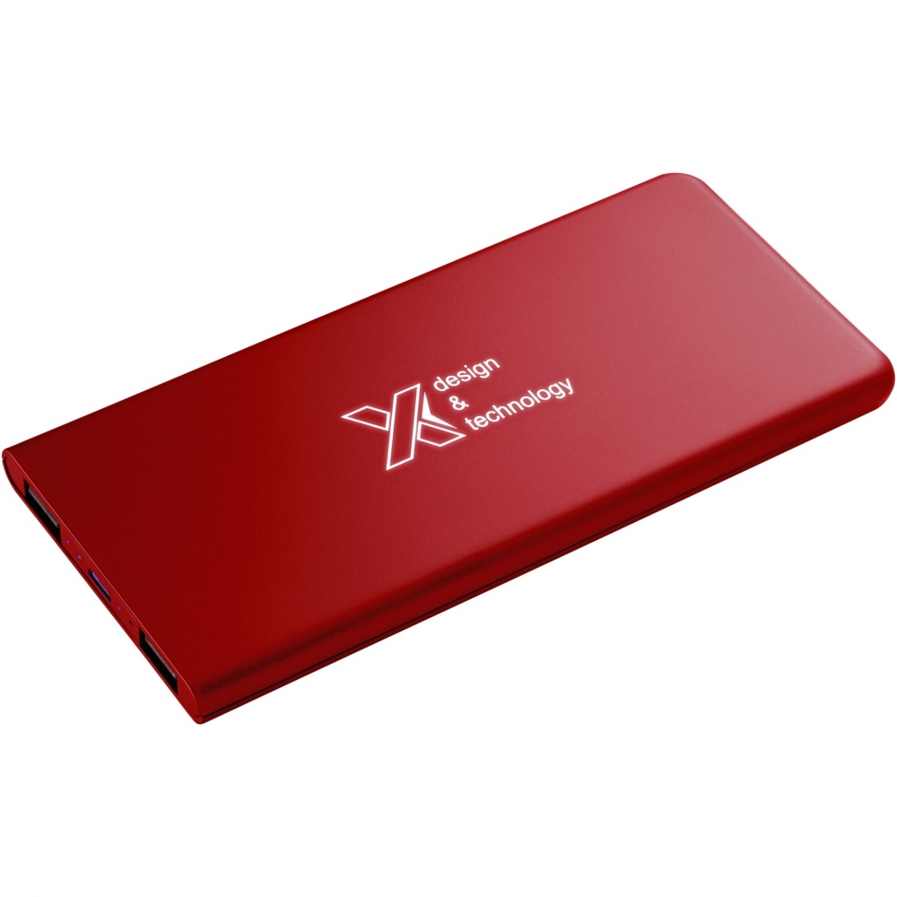 Logo trade promotional merchandise picture of: SCX.design P15 light-up 5000 mAh power bank